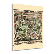 Load image into Gallery viewer, Digitally Restored and Enhanced 1860 Central Park New York Map - Old Central Park Map of New York Poster - History Map of Central Park NYC Wall Art