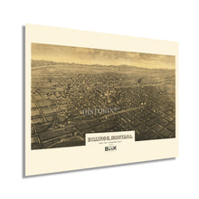 Load image into Gallery viewer, Digitally Restored and Enhanced 1904 Billings Montana Map Poster - Vintage Montana Poster - History Map of Billings MT - Old City of Billings Wall Art