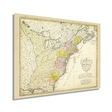 Cargar imagen en el visor de la galería, Digitally Restored and Enhanced 1784 North America Map of United States - Vintage United States Map Wall Art - Historic Map of North America Poster - Vereinigte Staaten von Nord-America Old History Map