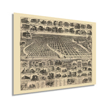 Load image into Gallery viewer, Digitally Restored and Enhanced 1897 Asbury Park Ocean Grove New Jersey Map - Asbury Park Wall Art - Old Asbury Park New Jersey Vintage Map Poster