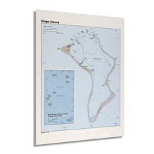 Load image into Gallery viewer, Digitally Restored and Enhanced 1980 Diego Garcia Map - Diego Garcia Wall Art - Restored Diego Garcia Poster - Diego Garcia Island British Indian Ocean Territory Map Print