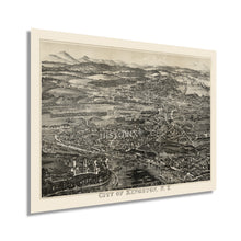 Load image into Gallery viewer, 1875 Kingston New York Map - Old Map of New York Poster - History Map of Kingston NY Wall Art