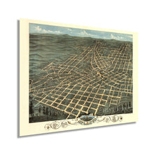 Cargar imagen en el visor de la galería, Digitally Restored and Enhanced 1871 Atlanta Georgia Map - Vintage Map of Atlanta GA Wall Art - Old Atlanta Wall Map - Vintage Atlanta Poster - Bird's Eye View Map of Atlanta Looking North East