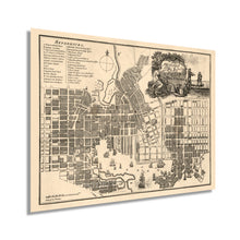 Load image into Gallery viewer, Digitally Restored and Enhanced 1804 Baltimore Map Poster - Vintage Map of Baltimore Wall Art - Old Baltimore City Map - Historic Map of Baltimore Maryland - Plan of The City of Baltimore MD