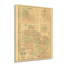 Cargar imagen en el visor de la galería, Digitally Restored and Enhanced 1877 Gibson County Tennessee Map - Vintage Map of Gibson County Humboldt Tennessee Map - Old Gibson County Wall Art Poster - Historic Gibson County Map of Tennessee