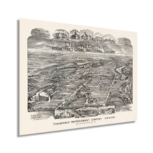 Load image into Gallery viewer, Digitally Restored and Enhanced 1890 Despatch Rochester NY Map - Vintage Map of Rochester NY Wall Art - Historic Despatch Rochester Map Poster - Old Rochester Wall Art - Despatch Rochester New York Map