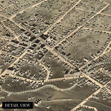 Load image into Gallery viewer, Digitally Restored and Enhanced 1875 Gloversville New York Map - Vintage Map of Gloversville NY Wall Art Poster - History Map of Gloversville New York