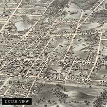 Cargar imagen en el visor de la galería, Digitally Restored and Enhanced 1878 Brockton Massachusetts Map - Old Map of Brockton Massachusetts Wall Art - Brockton Plymouth County MA Map