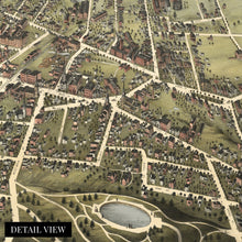 Load image into Gallery viewer, Digitally Restored and Enhanced 1875 New Britain Connecticut Map Art - Vintage Map of New Britain CT Wall Art - Old History Map of Connecticut Poster