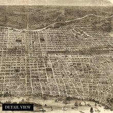 Load image into Gallery viewer, Digitally Restored and Enhanced 1872 Map of Philadelphia Pennsylvania - Vintage Map of Philadelphia Wall Art - Old Wall Map of Philadelphia City Poster - Bird's Eye View Philadelphia Map Poster