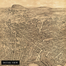 Load image into Gallery viewer, Digitally Restored and Enhanced 1879 New Haven Connecticut Map - Vintage New Haven Wall Art - Old New Haven Map - Historic New Haven CT Poster - Bird's Eye View History Map of New Haven Connecticut