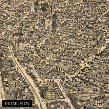 Load image into Gallery viewer, Digitally Restored and Enhanced 1880 Elgin Illinois Map Poster - Vintage Map of Elgin Illinois Wall Art - Old Elgin City Kane County Map of Illinois
