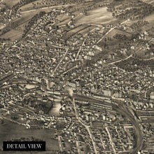 Load image into Gallery viewer, Digitally Restored and Enhanced 1882 Map of Fitchburg Massachusetts Poster - Fitchburg Massachusetts Wall Map History - Old City of Fitchburg MA Map Print