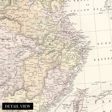 Load image into Gallery viewer, Digitally Restored and Enhanced 1885 China Map - Vintage Map of China Poster - Old Shanghai Map - History Map of Beijing - Historic Poster Map of China Wall Art - People's Republic of China Map Print