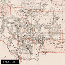 Load image into Gallery viewer, Digitally Restored and Enhanced 1879 Montana State Map - Vintage Map of Montana Wall Art - Old Montana Map Wall Art - Montana Wall Map - Historic Territory Map of Montana Poster
