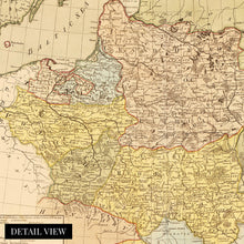 Cargar imagen en el visor de la galería, Digitally Restored and Enhanced 1770 Poland and Lithuania Map Poster - Vintage Map of Kingdom of Poland and The Grand Dutchy of Lithuania - Old Historic Polish Lithuanian Commonwealth Wall Art