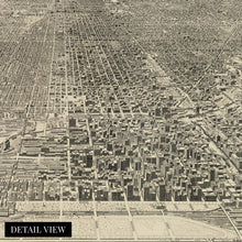 Load image into Gallery viewer, Digitally Restored and Enhanced 1916 Chicago Illinois Map Poster - Vintage Chicago Map Wall Art - History Map of Chicago Illinois Central Business Section
