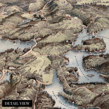 Cargar imagen en el visor de la galería, Digitally Restored and Enhanced 1903 Middlesex Fells Map - Vintage Middlesex Fells Reservation Map - Middlesex Fells Massachusetts Wall Map History - Old Middlesex Fells Massachusetts Map Wall Art