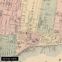 Load image into Gallery viewer, Digitally Restored and Enhanced 1863 Montreal Quebec Canada Map Poster - Vintage Montreal Wall Art - Old Quebec Province Map - Historic Montreal Canada Map - History Map of Montreal Canada