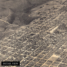 Load image into Gallery viewer, Digitally Restored and Enhanced 1887 Austin Texas Map - Vintage Austin Texas Wall Art - Old Austin Texas Poster - State Capital Austin TX Wall Art - Bird's Eye View Map of Austin Texas