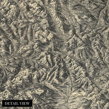 Load image into Gallery viewer, Digitally Restored and Enhanced 1894 Colorado Map Poster - Vintage Map of Colorado Wall Art - Old Historic Colorado Mountains Map Showing Relief Spot Heights and Bird's-Eye View of Towns