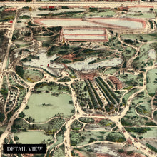 Load image into Gallery viewer, Digitally Restored and Enhanced 1860 Central Park New York Map - Old Central Park Map of New York Poster - History Map of Central Park NYC Wall Art