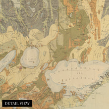 Cargar imagen en el visor de la galería, Digitally Restored and Enhanced 1901 Iceland Map Poster - Geological Map of Iceland Poster - History Map of Reykjavik Iceland - Old Iceland Map Wall Art