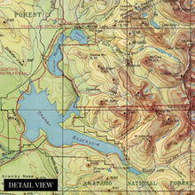 Load image into Gallery viewer, Digitally Restored and Enhanced 1959 Rocky Mountain National Park Map - Vintage Map Wall Art - Rocky Mountain Map Poster - Colorado Vintage Map - Rocky Mountain National Park Poster