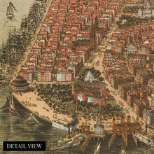 Load image into Gallery viewer, Digitally Restored and Enhanced 1865 New York City Map Print - NYC Vintage Map - New York City Map Wall Art - Map of New York City Poster - NYC Map Print