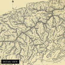 Load image into Gallery viewer, Digitally Restored and Enhanced 1934 Great Smoky Mountains National Park Map - Vintage Great Smoky Mountains Map- Old Smoky Mountains Poster - Preliminary Base Map of Great Smoky Mountains National Park