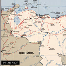 Load image into Gallery viewer, Digitally Restored and Enhanced 2007 Venezuela Map Poster - Mapa de Venezuela Wall Art - Map of Caracas Venezuela - Bolivarian Republic of Venezuela