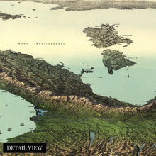 Load image into Gallery viewer, Digitally Restored and Enhanced 1850 Italy Map Print - Old Map of Italy Poster - Antique Map of Italy Wall Art - Italian Republic History Map of Europe