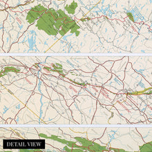 Cargar imagen en el visor de la galería, Digitally Restored and Enhanced 1981 Map of the Appalachian Trail - Old Appalachian National Scenic Trail Map - History Map of Appalachian Trail Wall Art