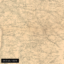 Load image into Gallery viewer, Digitally Restored and Enhanced 1851 Hunterdon County New Jersey Map - Vintage Wall Map of New Jersey Poster - Old Hunterdon County NJ Map Wall Art