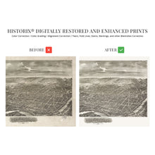 Load image into Gallery viewer, Digitally Restored and Enhanced 1898 Reading Pennsylvania Map - Old Reading City Map of PA Poster - History Map of Reading Pennsylvania Wall Art