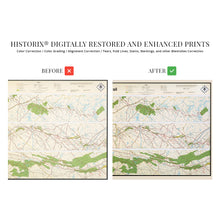 Cargar imagen en el visor de la galería, Digitally Restored and Enhanced 1981 Map of the Appalachian Trail - Old Appalachian National Scenic Trail Map - History Map of Appalachian Trail Wall Art