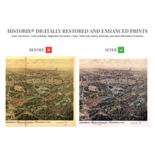 Load image into Gallery viewer, Digitally Restored and Enhanced 1897 Nashville Map Poster - Vintage Map of Nashville Tennessee Wall Art - Old Nashville Wall Decor - Birds Eye View Map of Nashville TN Centennial Exposition