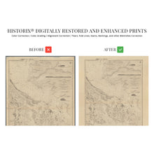 Load image into Gallery viewer, Digitally Restored and Enhanced 1865 Puget Sound Map Poster - Vintage Map of Puget Sound Washington Wall Art Showing San Juan Island Whidbey Island - Old Haro Strait Map - History Map of Rosario Strait