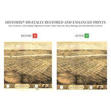 Cargar imagen en el visor de la galería, Digitally Restored and Enhanced 1869 Lawrence Kansas Map Print - Old Map of Lawrence Kansas Wall Art - Lawrence City History Map of Kansas Poster