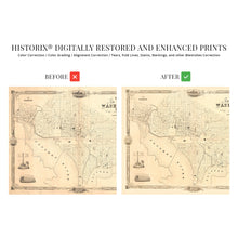 Load image into Gallery viewer, Digitally Restored and Enhanced 1850 Washington DC Vintage Map - Map of Washington DC Wall Art - Washington DC Map Art - Washington DC Map Poster - Map Washington DC Decor - DC Map Wall Art