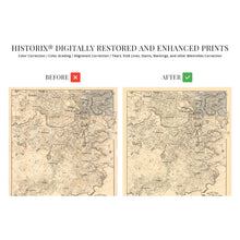 Load image into Gallery viewer, Digitally Restored and Enhanced 1907 Map of Boston Massachusetts - Boston City Wall Art - Old Boston Metropolitan Area Map of Massachusetts Poster