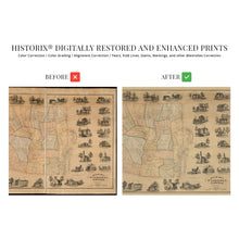 Cargar imagen en el visor de la galería, Digitally Restored and Enhanced 1853 Woodbury Town Map - Vintage Litchfield County Map of Connecticut Wall Art - Old Woodbury Connecticut State Map - History Map of Woodbury Wall Art from Actual Surveys