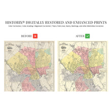 Load image into Gallery viewer, Digitally Restored and Enhanced 1899 Map of Providence Rhode Island - Vintage Providence Wall Art - Old Providence Map - Historic Bird's Eye View of Providence Poster - History Map of Providence RI