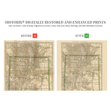 Load image into Gallery viewer, Digitally Restored and Enhanced 1879 New Mexico State Map Print - Vintage New Mexico Map Poster - Old Wall Map of New Mexico - State of New Mexico Wall Art - Map of NM State - NM Map