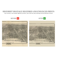 Load image into Gallery viewer, Digitally Restored and Enhanced 1916 Chicago Illinois Map Poster - Vintage Chicago Map Wall Art - History Map of Chicago Illinois Central Business Section