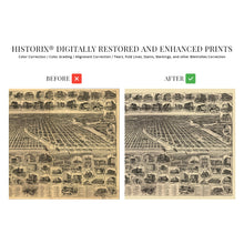 Load image into Gallery viewer, Digitally Restored and Enhanced 1897 Asbury Park Ocean Grove New Jersey Map - Asbury Park Wall Art - Old Asbury Park New Jersey Vintage Map Poster