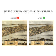 Load image into Gallery viewer, Digitally Restored and Enhanced 1867 Madison Wisconsin Map - Vintage Map of Madison Wisconsin Wall Art - Old Madison Wisconsin Map - Historic Madison Poster - Bird's Eye View of Madison WI Map