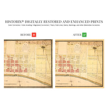 Cargar imagen en el visor de la galería, Digitally Restored and Enhanced 1796 Map of Savannah Georgia - Vintage Savannah GA Wall Art - Historic Savannah Map Poster - Old Savannah Georgia Map - Restored Plan of The City of Savannah Poster