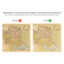 Cargar imagen en el visor de la galería, Digitally Restored and Enhanced 1770 Poland and Lithuania Map Poster - Vintage Map of Kingdom of Poland and The Grand Dutchy of Lithuania - Old Historic Polish Lithuanian Commonwealth Wall Art