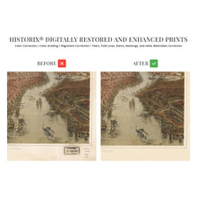 Load image into Gallery viewer, Digitally Restored and Enhanced 1865 New York City Map Print - NYC Vintage Map - New York City Map Wall Art - Map of New York City Poster - NYC Map Print